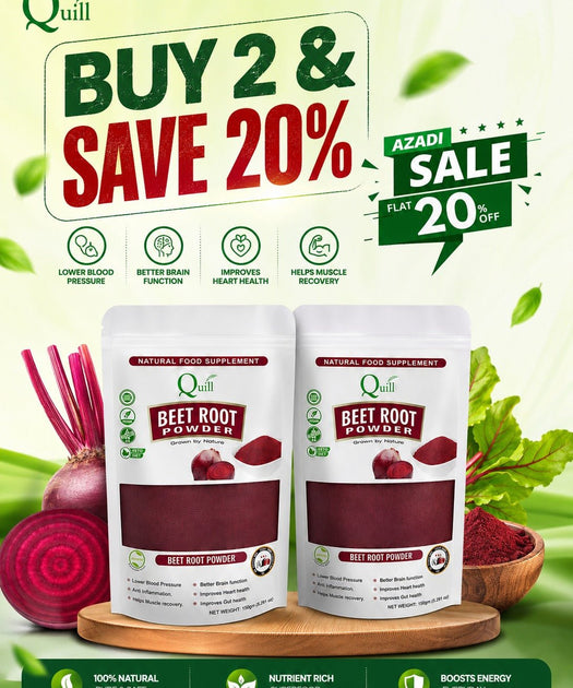 BEET ROOT POWDER (Pack of 2) - Quill Products