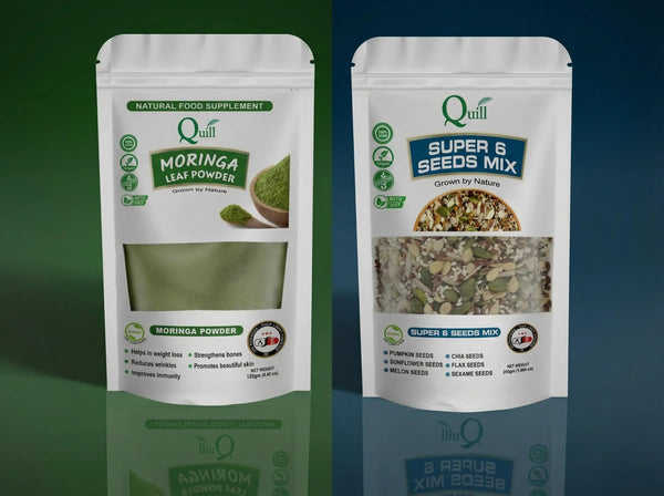Super Six Seed + Moringa Powder - Quill Products