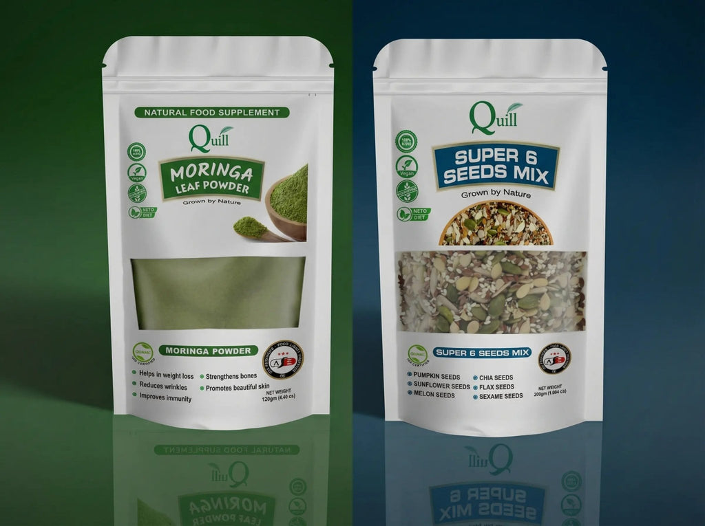 Super Six Seed + Moringa Powder - Quill Products