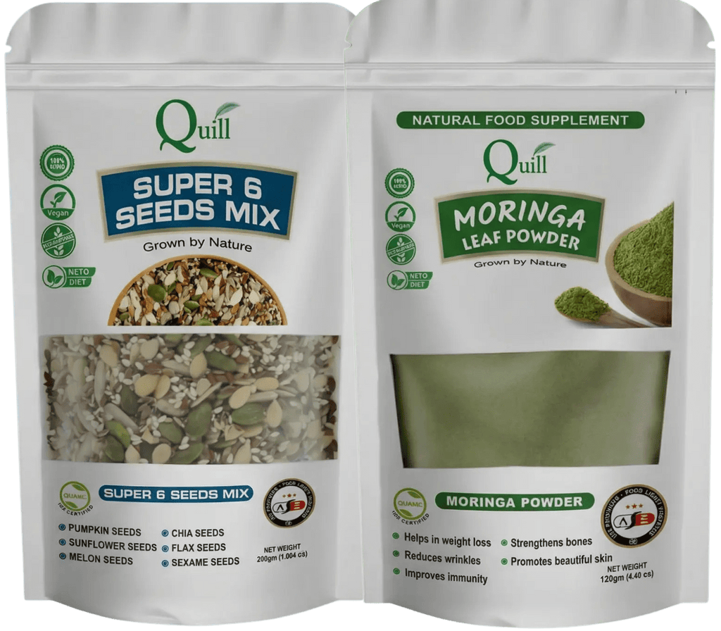 Super Six Seed + Moringa Powder - Quill Products